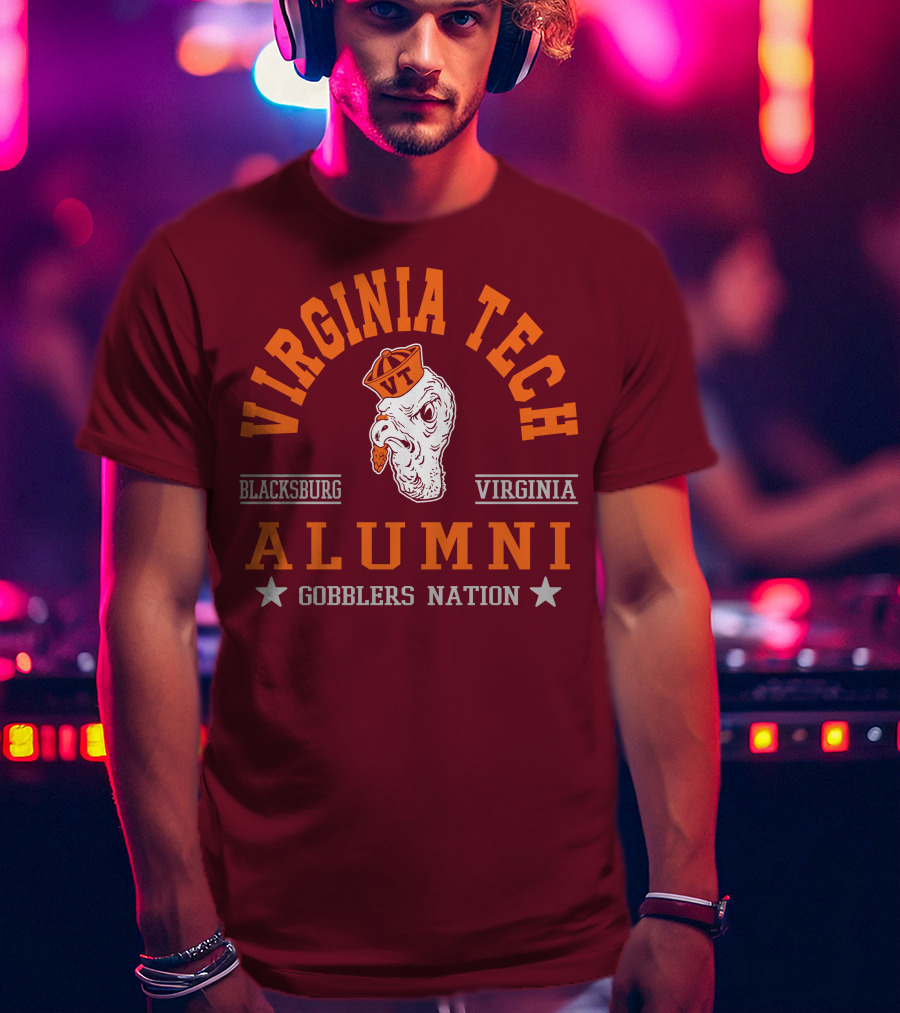 Virginia Tech Alumni Gobblers Nation Blacksburg Virginia T-Shirt