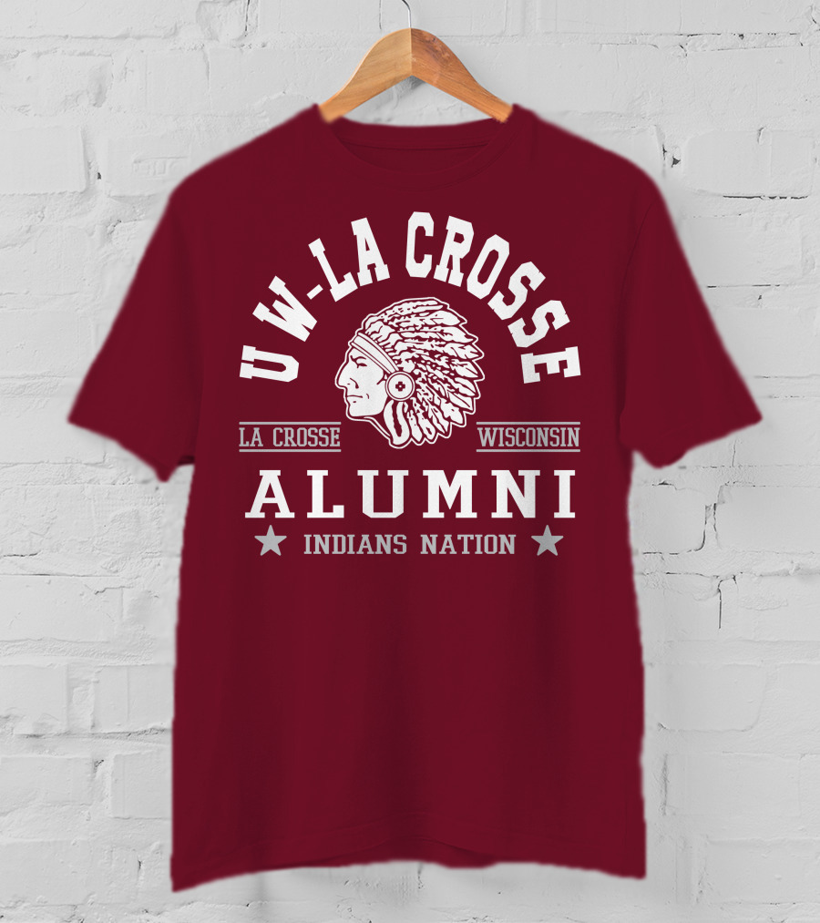 UW-La Crosse Wisconsin Alumni Indians Nation T-Shirt