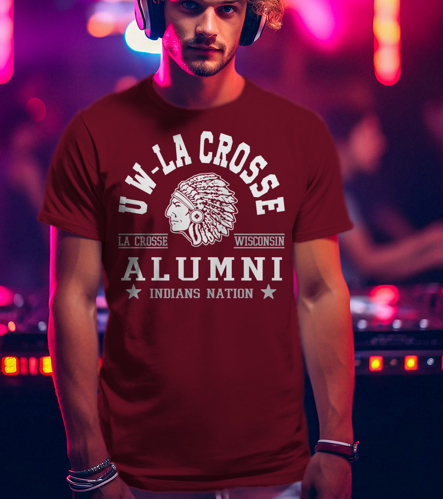 UW-La Crosse Wisconsin Alumni Indians Nation T-Shirt