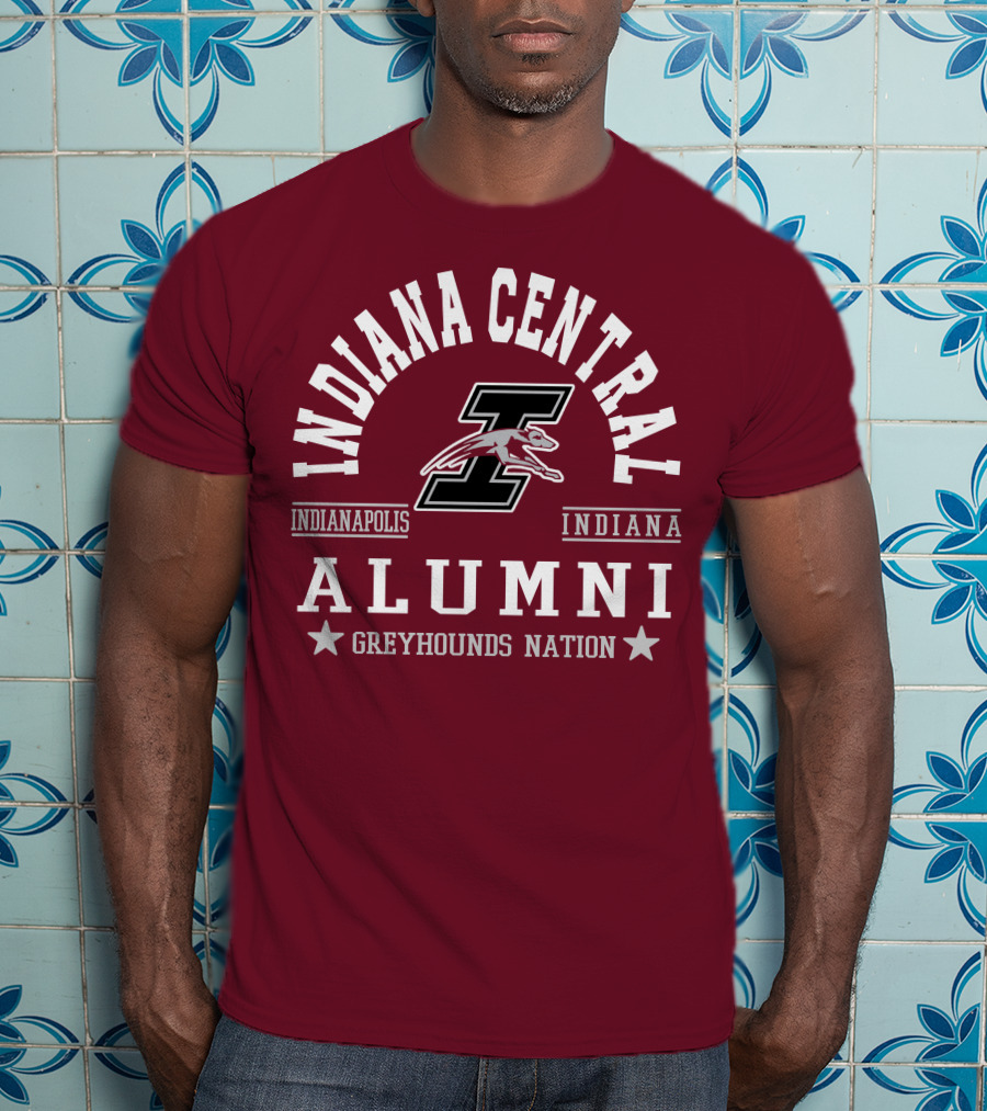 Indiana Central Alumni Indianapolis Indiana Greyhounds Nation T-Shirt