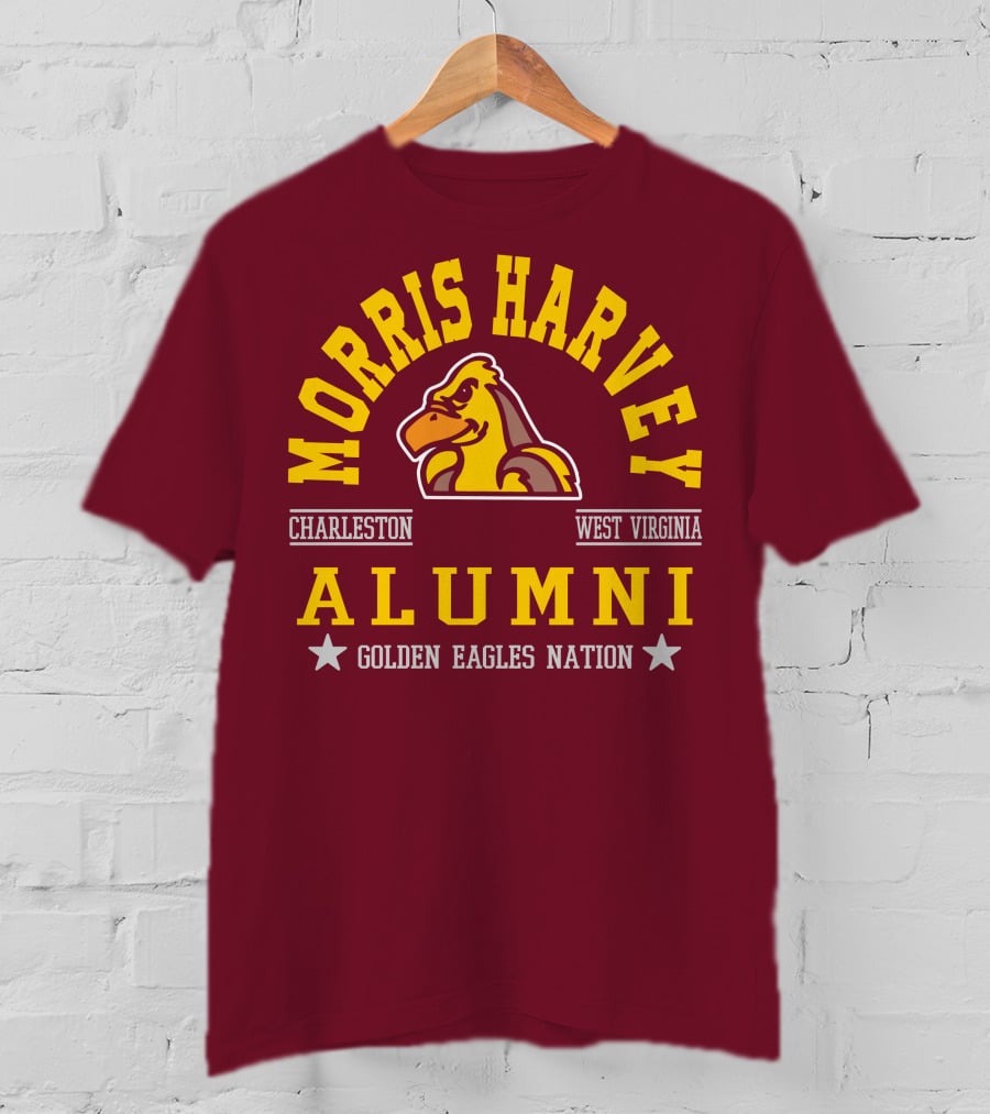 Morris Harvey College Alumni Charleston West Virginia Golden Eagles Nation T-Shirt