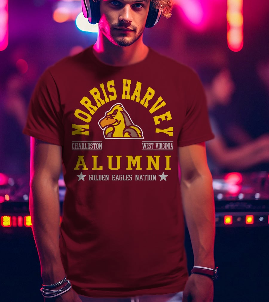 Morris Harvey College Alumni Charleston West Virginia Golden Eagles Nation T-Shirt
