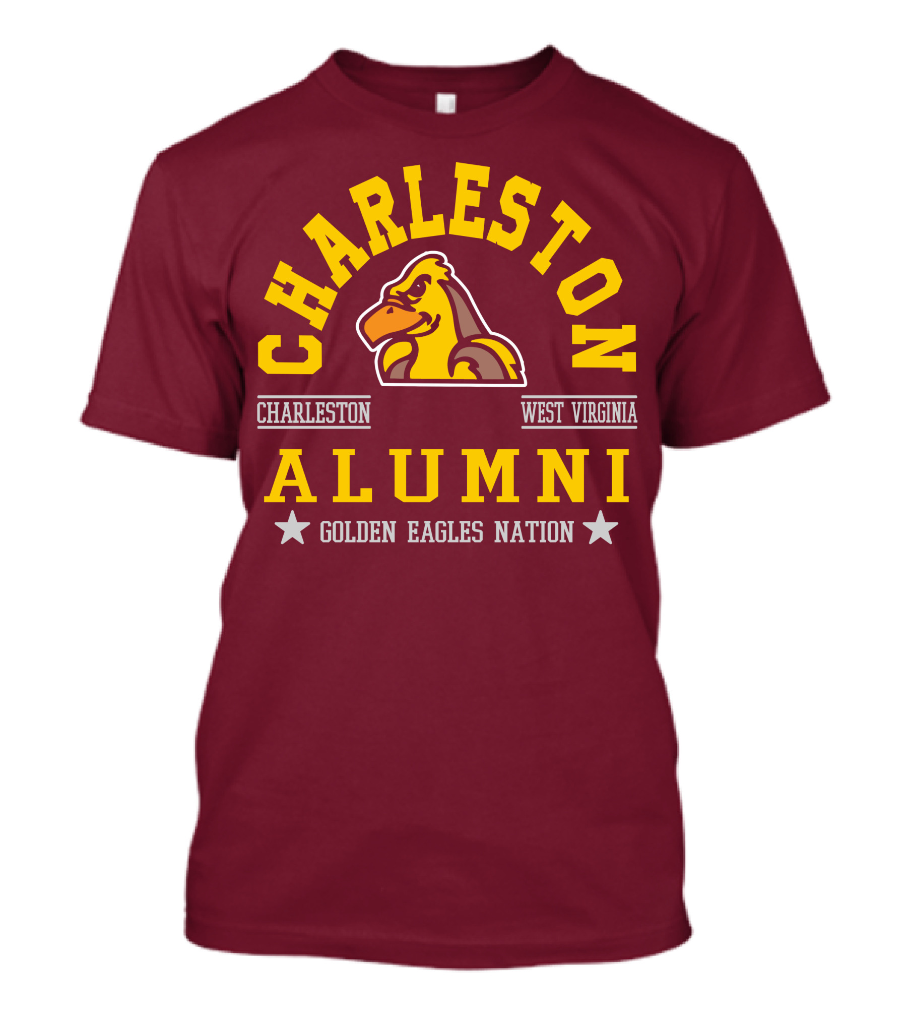 Charleston West Virginia Alumni Golden Eagles Nation T-Shirt