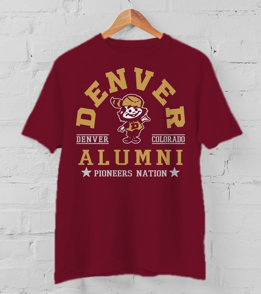 Denver Colorado Alumni Pioneers Nation T-Shirt