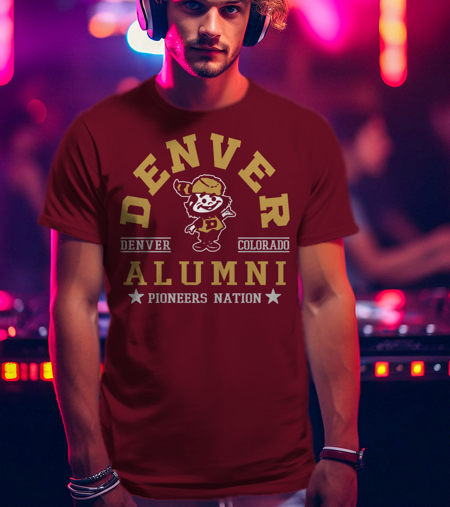 Denver Colorado Alumni Pioneers Nation T-Shirt