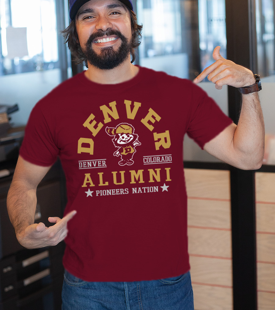 Denver Colorado Alumni Pioneers Nation T-Shirt