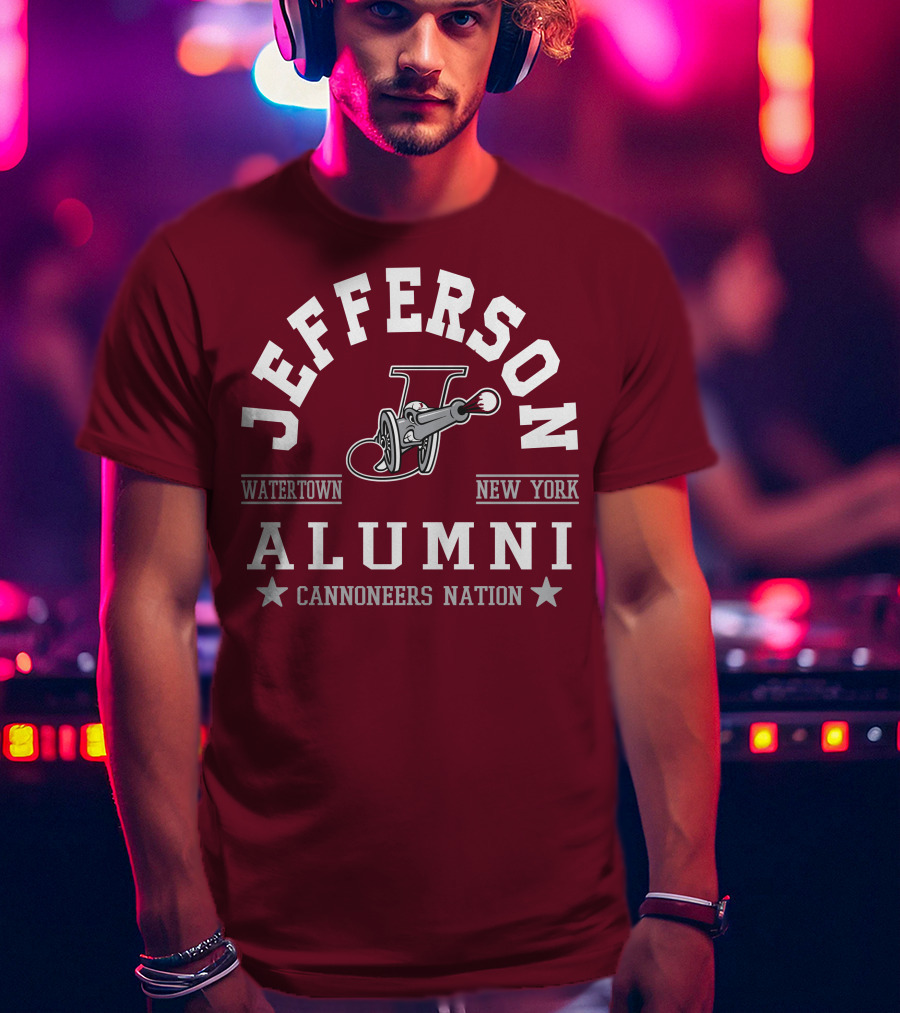 Jefferson Alumni Watertown New York Cannoneers Nation T-Shirt