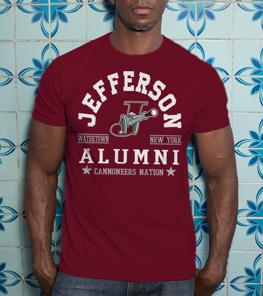 Jefferson Alumni Watertown New York Cannoneers Nation T-Shirt