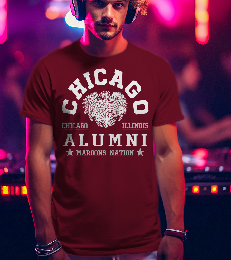 Chicago Illinois Alumni Maroons Nation T-Shirt