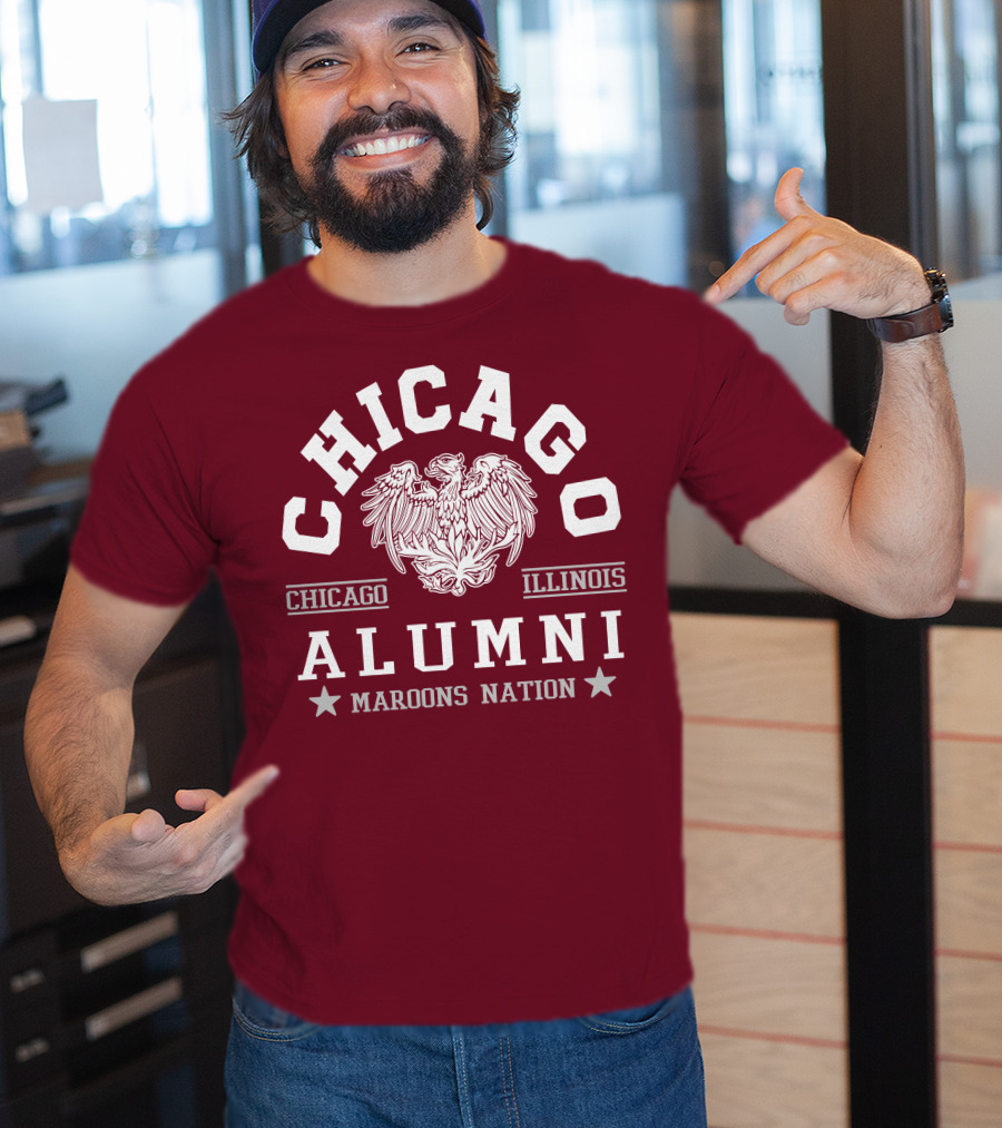 Chicago Illinois Alumni Maroons Nation T-Shirt