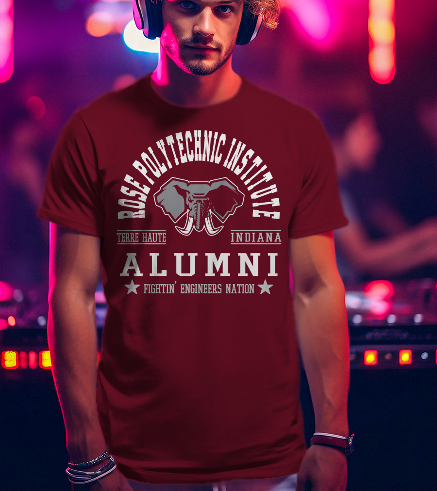 Rose Polytechnic Institute Alumni Terre Haute Indiana Fightin' Engineers Nation T-Shirt