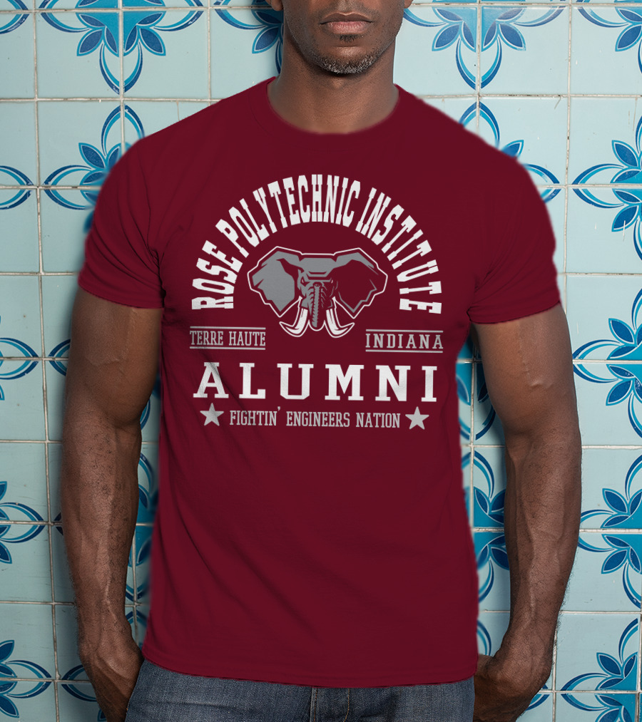 Rose Polytechnic Institute Alumni Terre Haute Indiana Fightin' Engineers Nation T-Shirt
