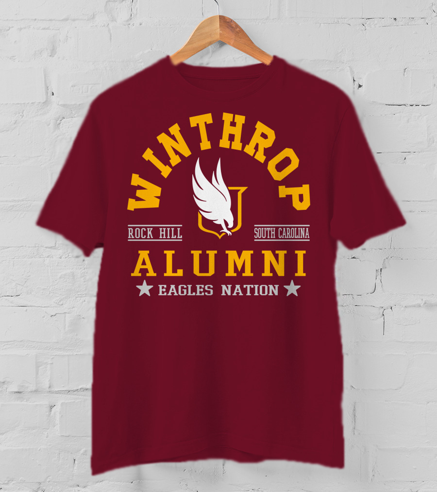 Winthrop Alumni Rock Hill South Carolina Eagles Nation T-Shirt