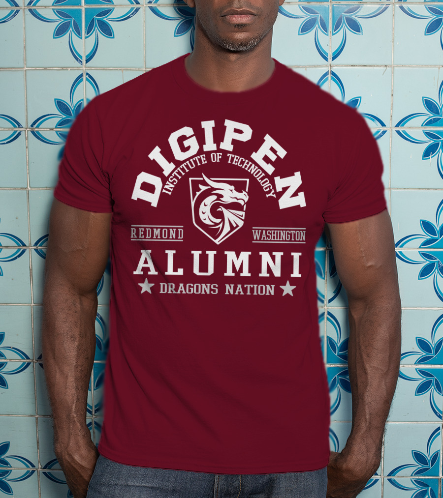DigiPen Institute Of Technology Alumni Redmond Washington Dragons Nation T-Shirt