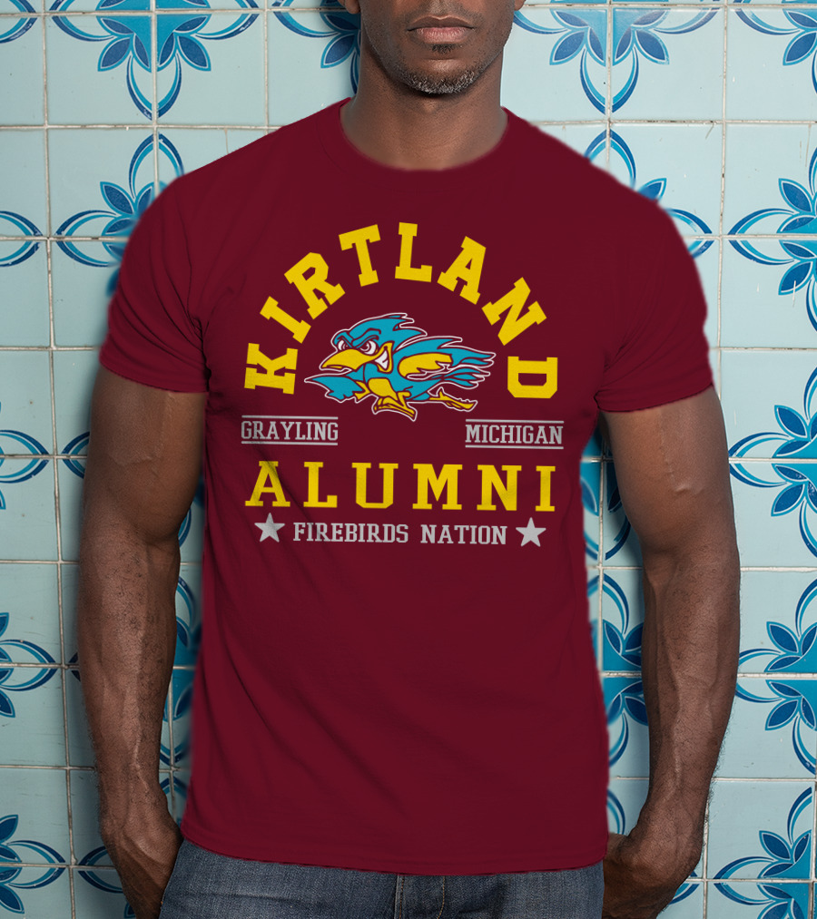 Kirtland Grayling Michigan Alumni Firebirds Nation T-Shirt