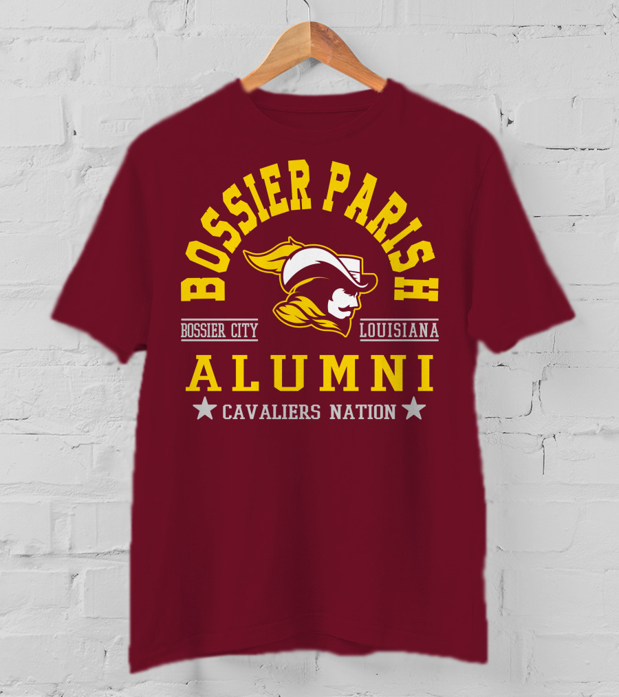 Bossier Parish Bossier City Louisiana Alumni Cavaliers Nation T-Shirt