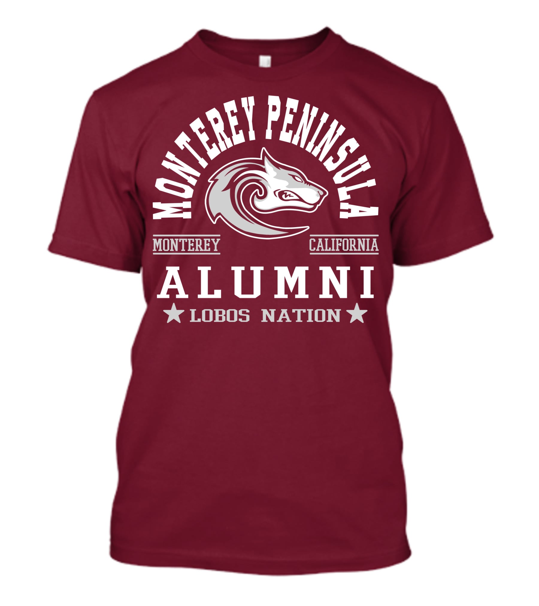 Monterey Peninsula College California Alumni Lobos Nation T-Shirt