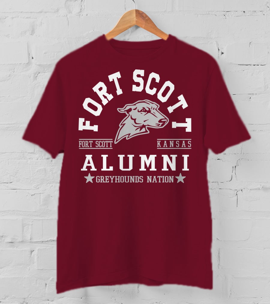 Fort Scott Kansas Alumni Greyhounds Nation T-Shirt