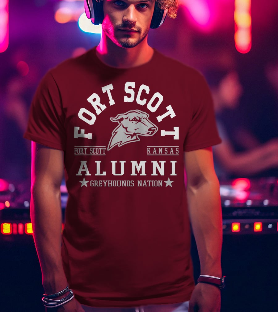 Fort Scott Kansas Alumni Greyhounds Nation T-Shirt