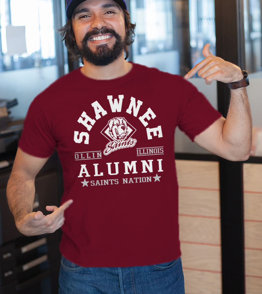 Shawnee Saints Alumni Olney Illinois Saints Nation T-Shirt