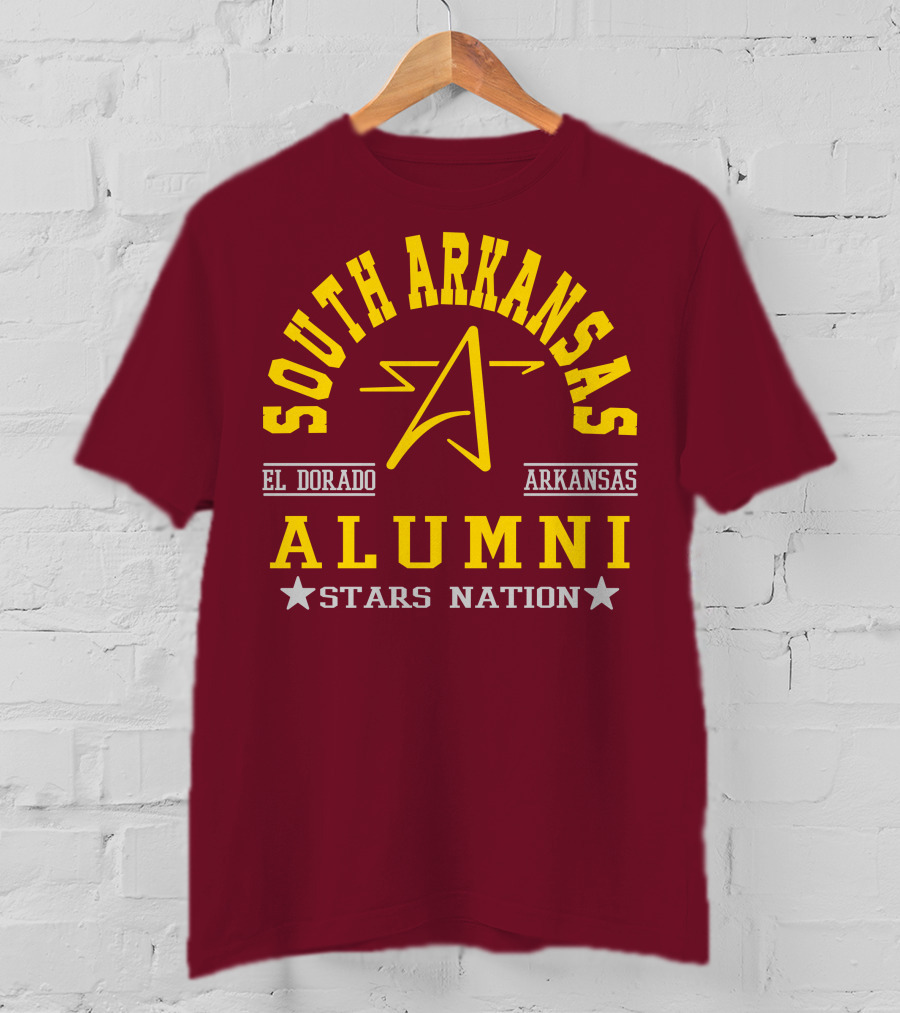 South Arkansas El Dorado Alumni Stars Nation Arkansas T-Shirt