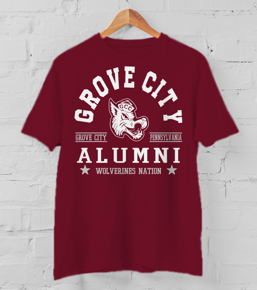 Grove City College Alumni Wolverines Nation Pennsylvania T-Shirt