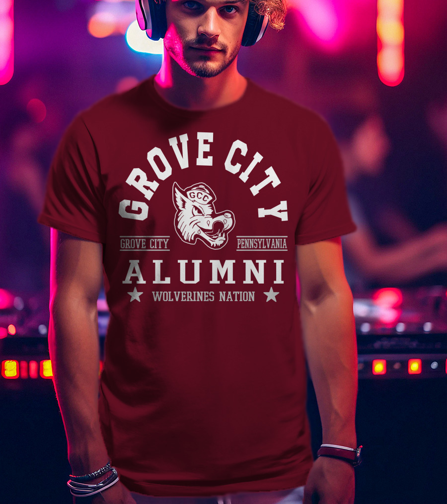 Grove City College Alumni Wolverines Nation Pennsylvania T-Shirt