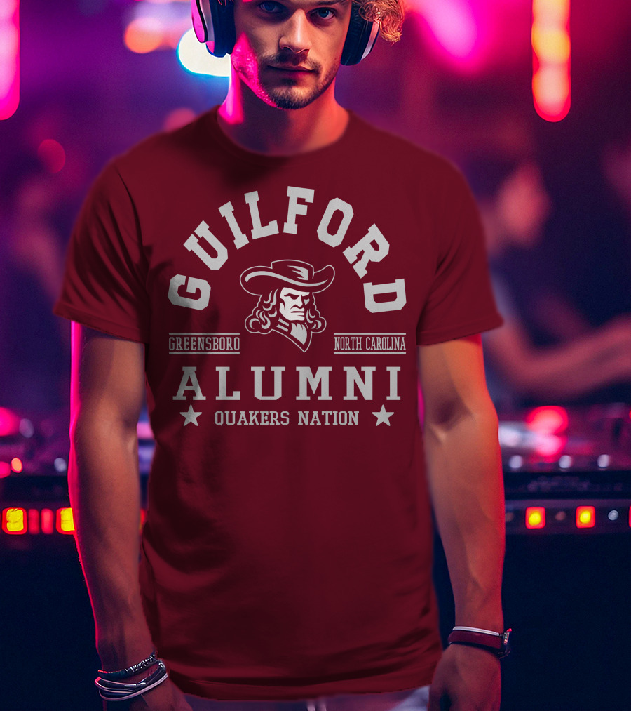 Guilford Alumni Quakers Nation Greensboro North Carolina T-Shirt
