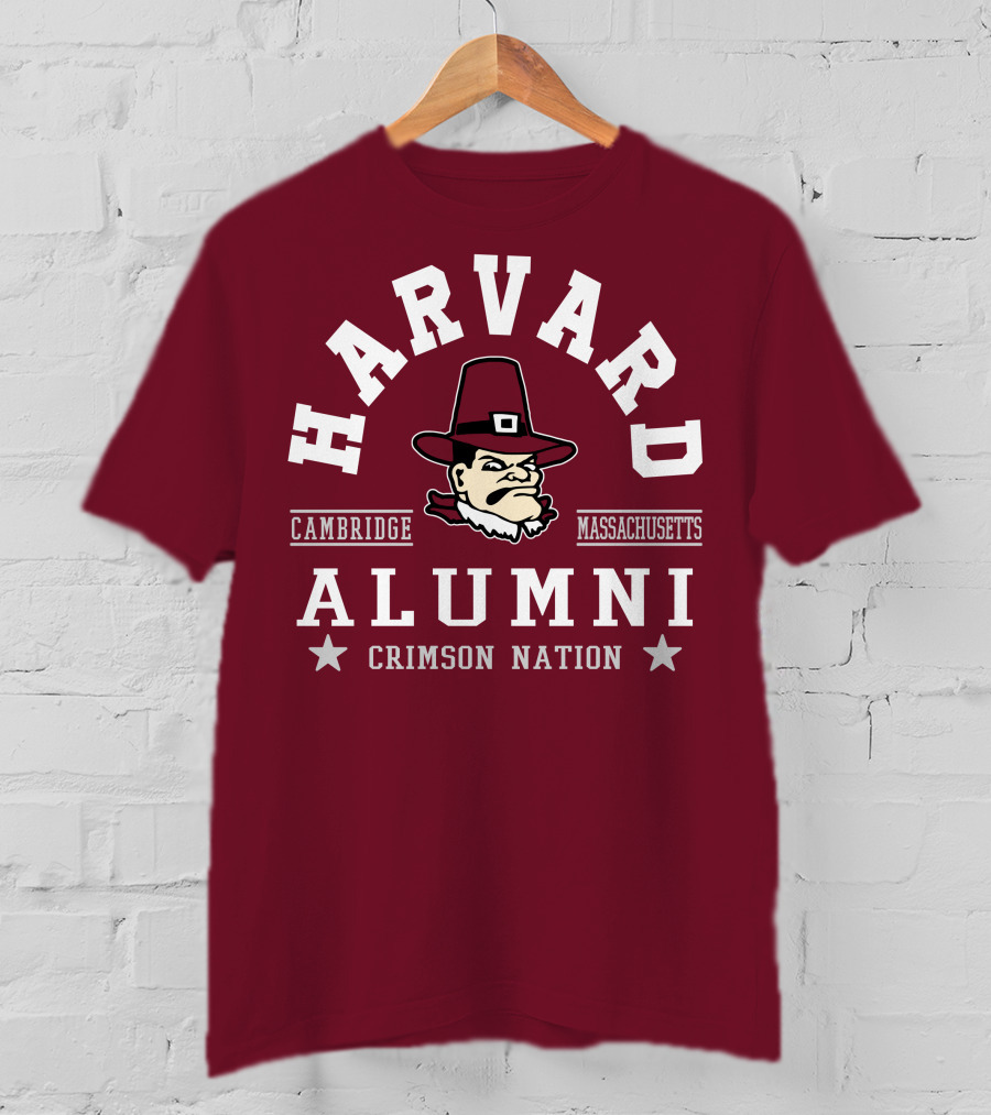 Harvard Alumni Cambridge Massachusetts Crimson Nation T-Shirt