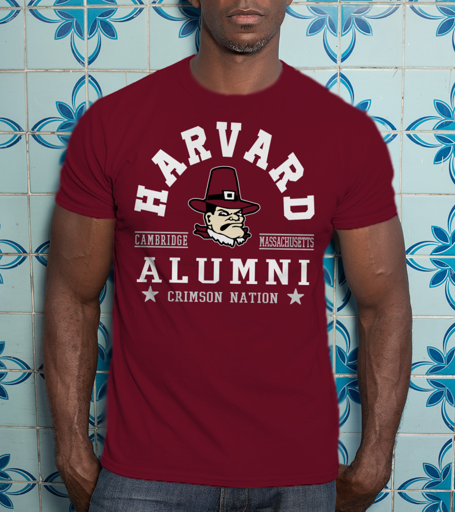 Harvard Alumni Cambridge Massachusetts Crimson Nation T-Shirt