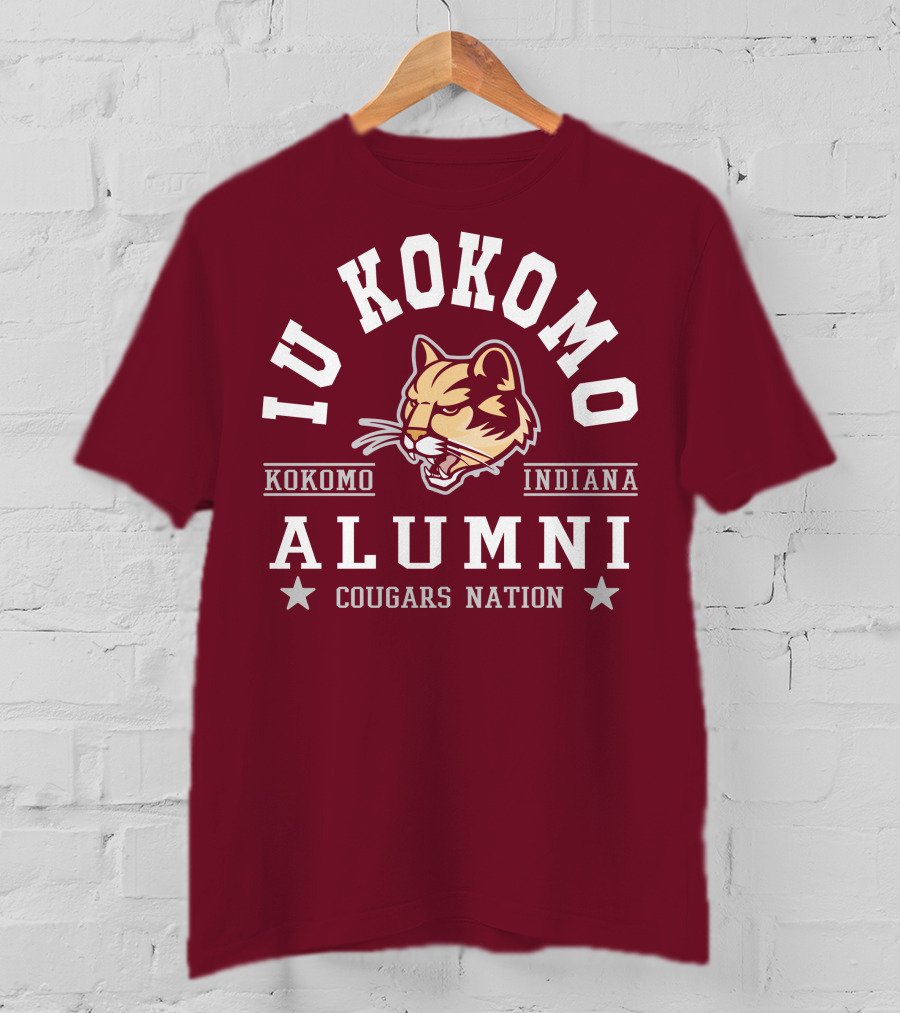 IU Kokomo Alumni Cougars Nation Kokomo Indiana T-Shirt