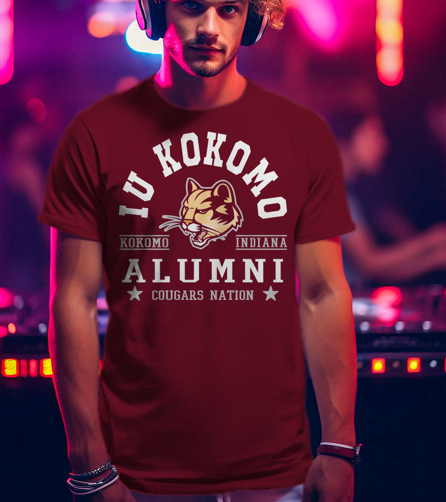 IU Kokomo Alumni Cougars Nation Kokomo Indiana T-Shirt