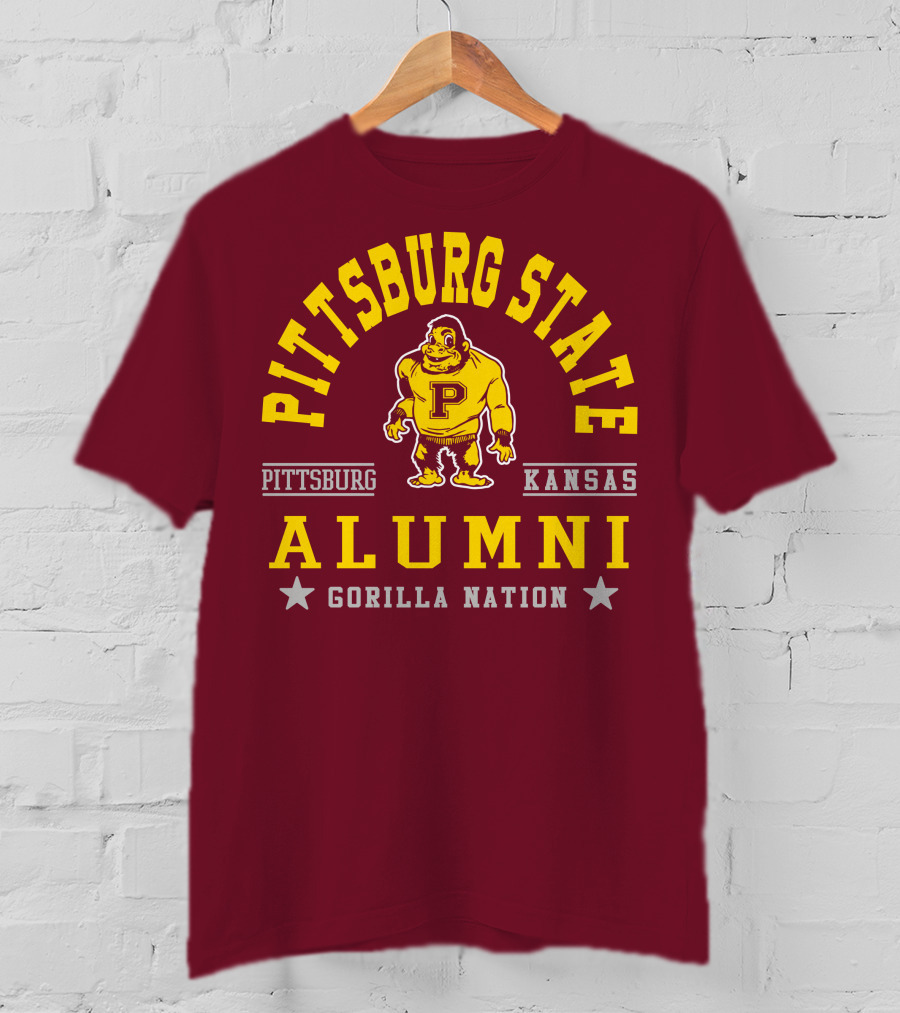 Pittsburg State Alumni Gorilla Nation Kansas T-Shirt