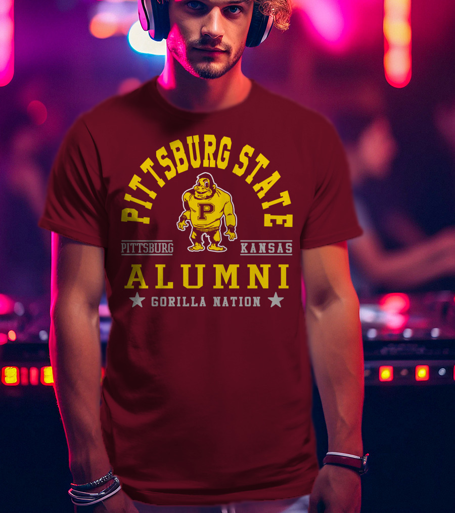 Pittsburg State Alumni Gorilla Nation Kansas T-Shirt