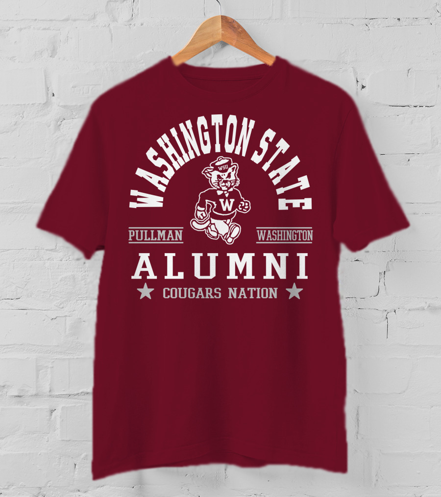 Washington State Alumni Pullman Cougars Nation T-Shirt