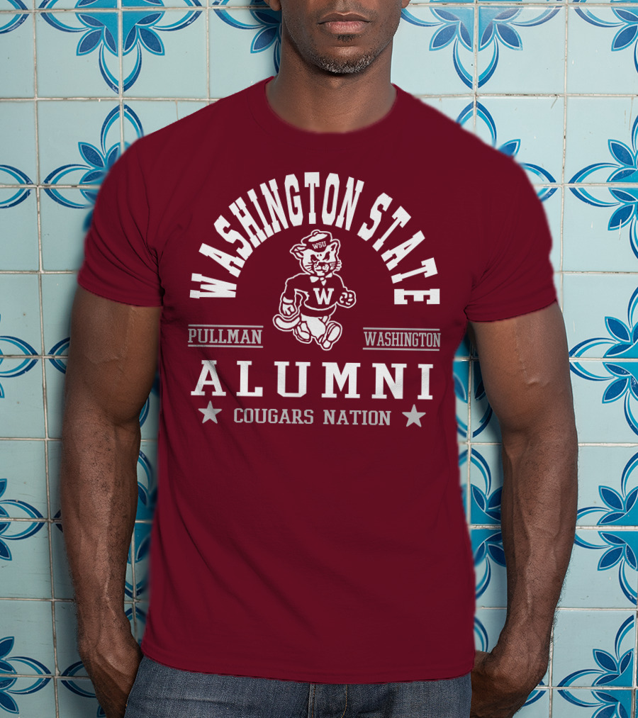 Washington State Alumni Pullman Cougars Nation T-Shirt