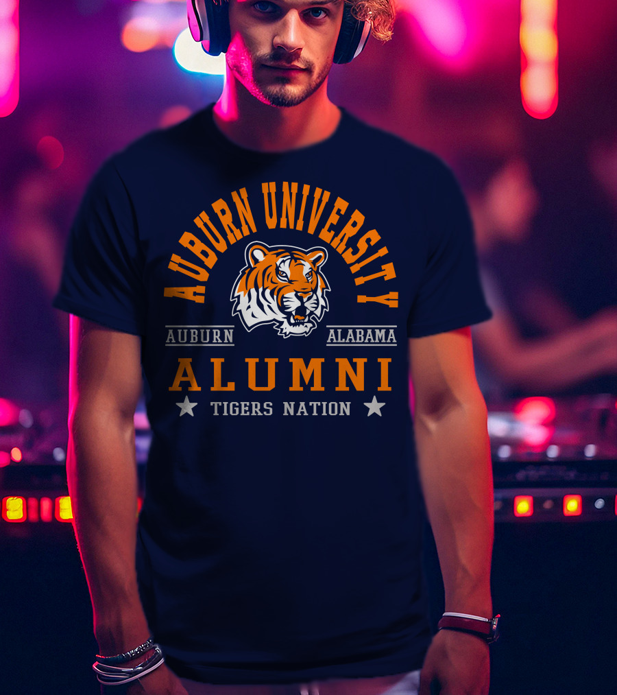 Auburn University Alumni Tigers Nation Auburn Alabama T-Shirt
