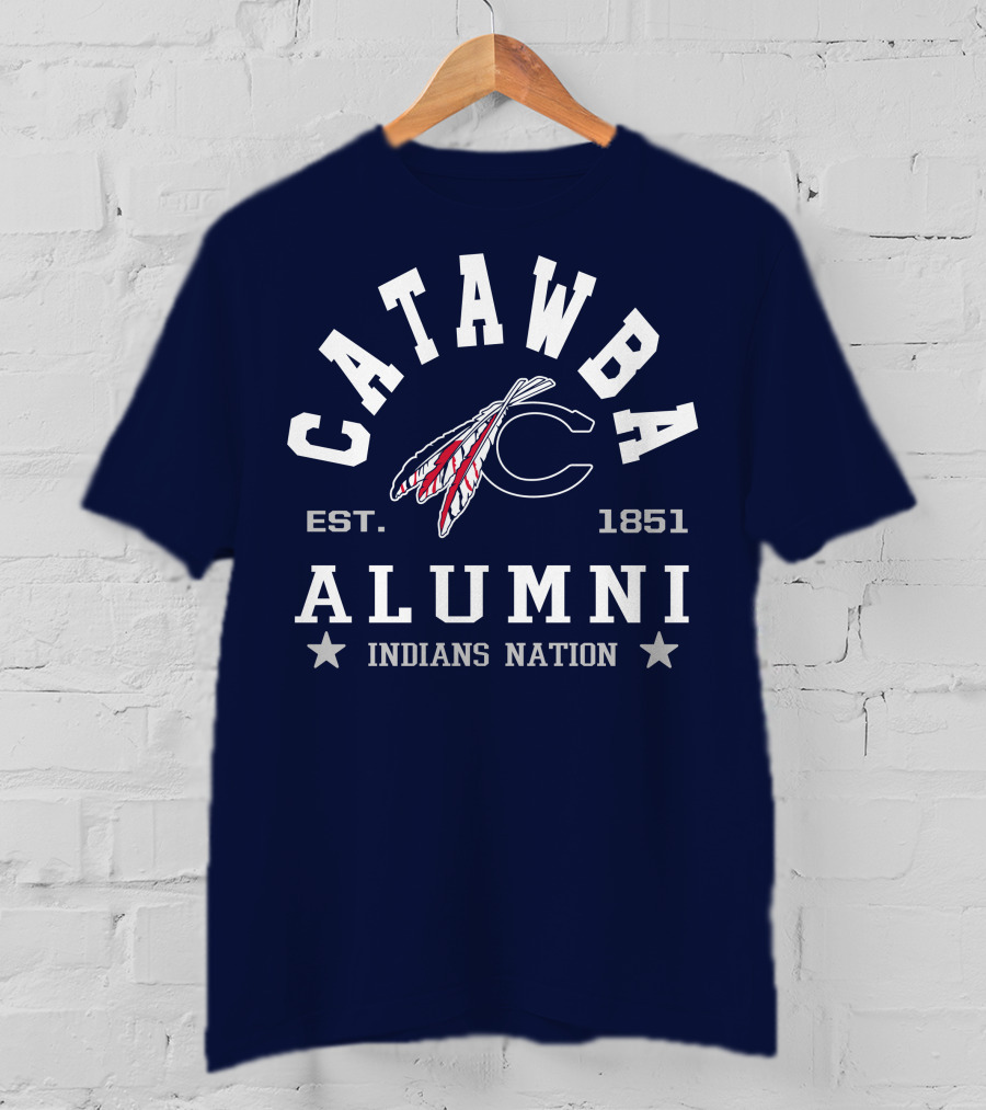 Catawba Alumni Indians Nation Est. 1851 T-Shirt