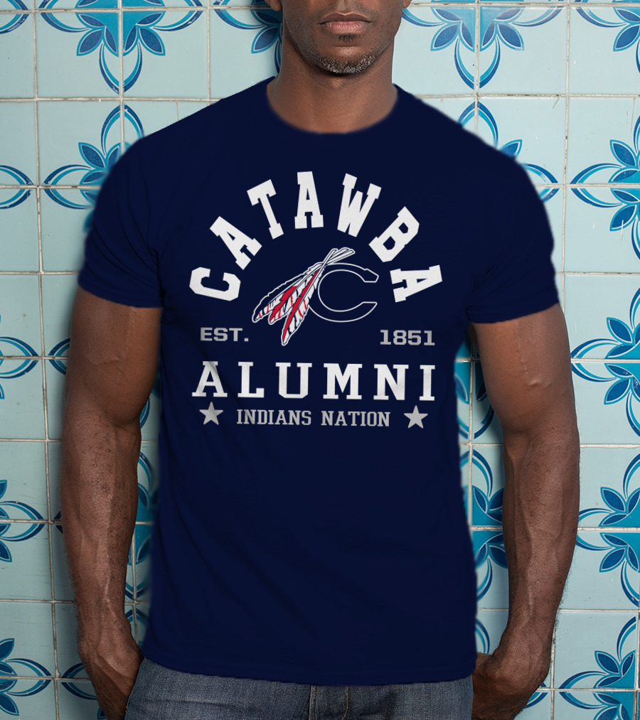 Catawba Alumni Indians Nation Est. 1851 T-Shirt