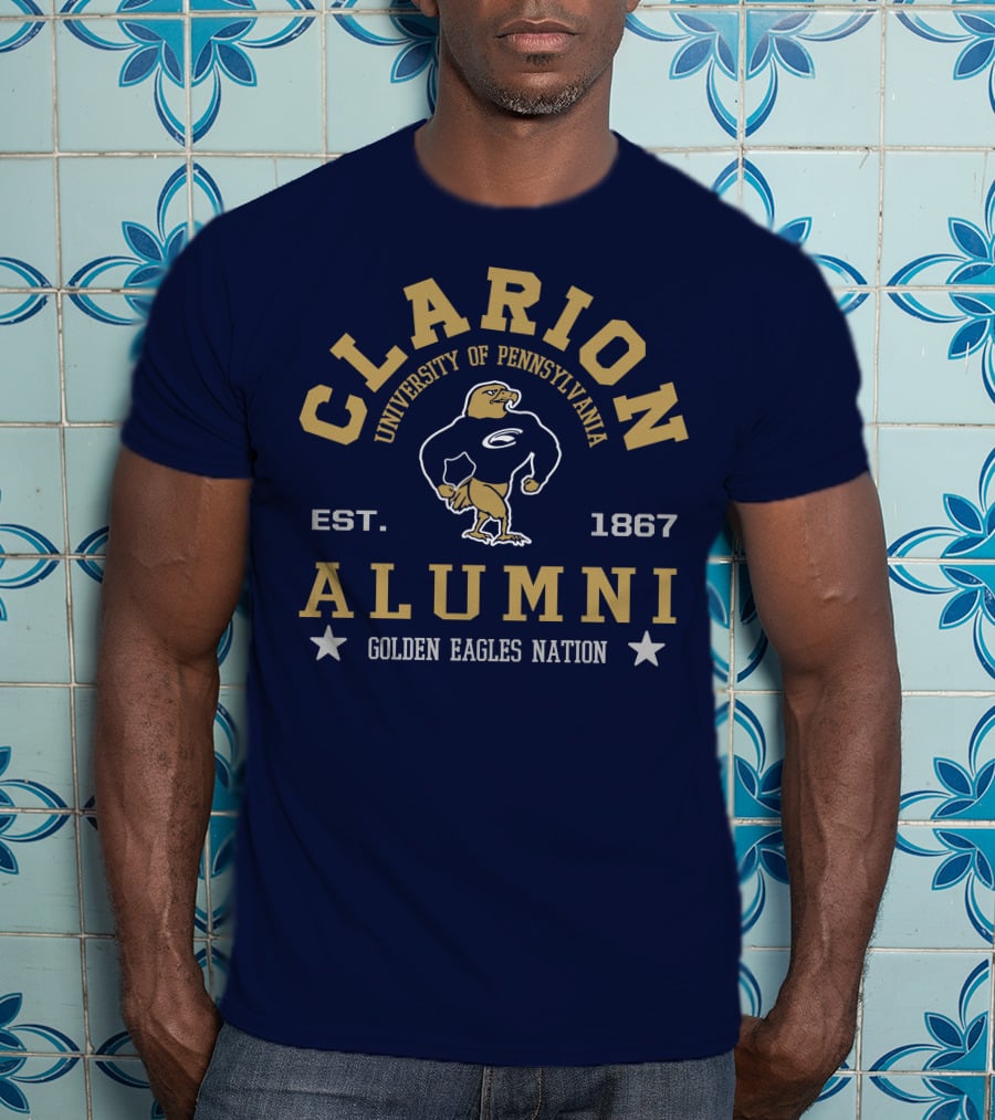 Clarion University Of Pennsylvania Alumni Golden Eagles Nation Est. 1867 T-Shirt