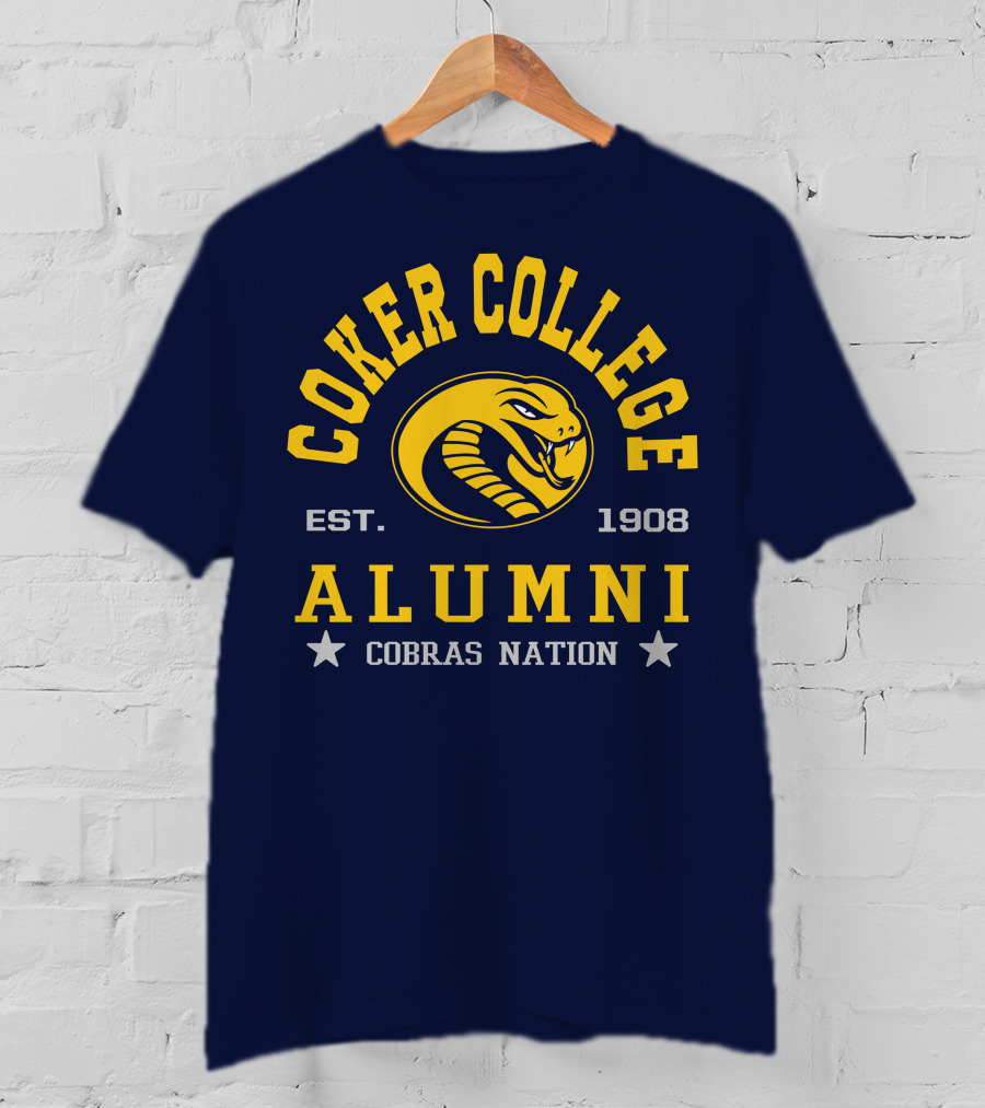 Coker College Alumni Cobras Nation Est. 1908 T-Shirt
