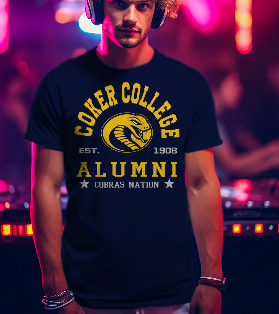 Coker College Alumni Cobras Nation Est. 1908 T-Shirt