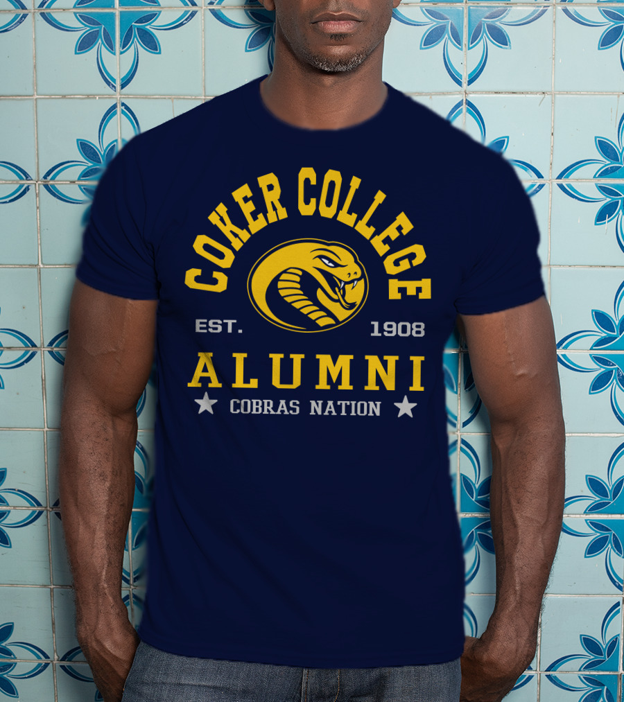Coker College Alumni Cobras Nation Est. 1908 T-Shirt