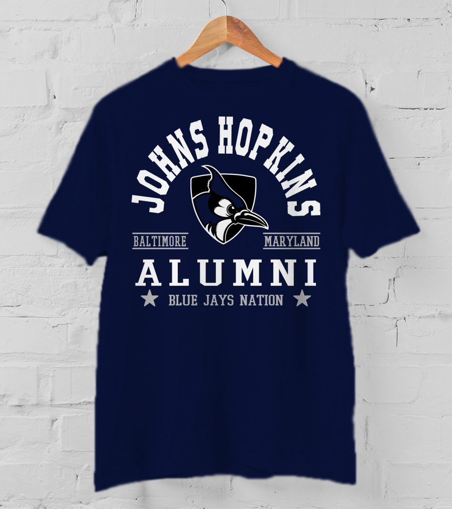 Johns Hopkins Alumni Blue Jays Nation Baltimore Maryland T-Shirt