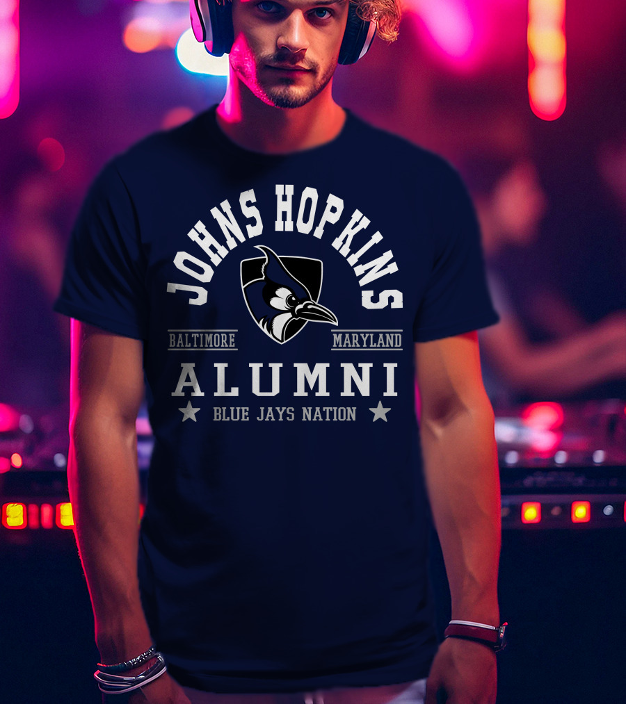 Johns Hopkins Alumni Blue Jays Nation Baltimore Maryland T-Shirt