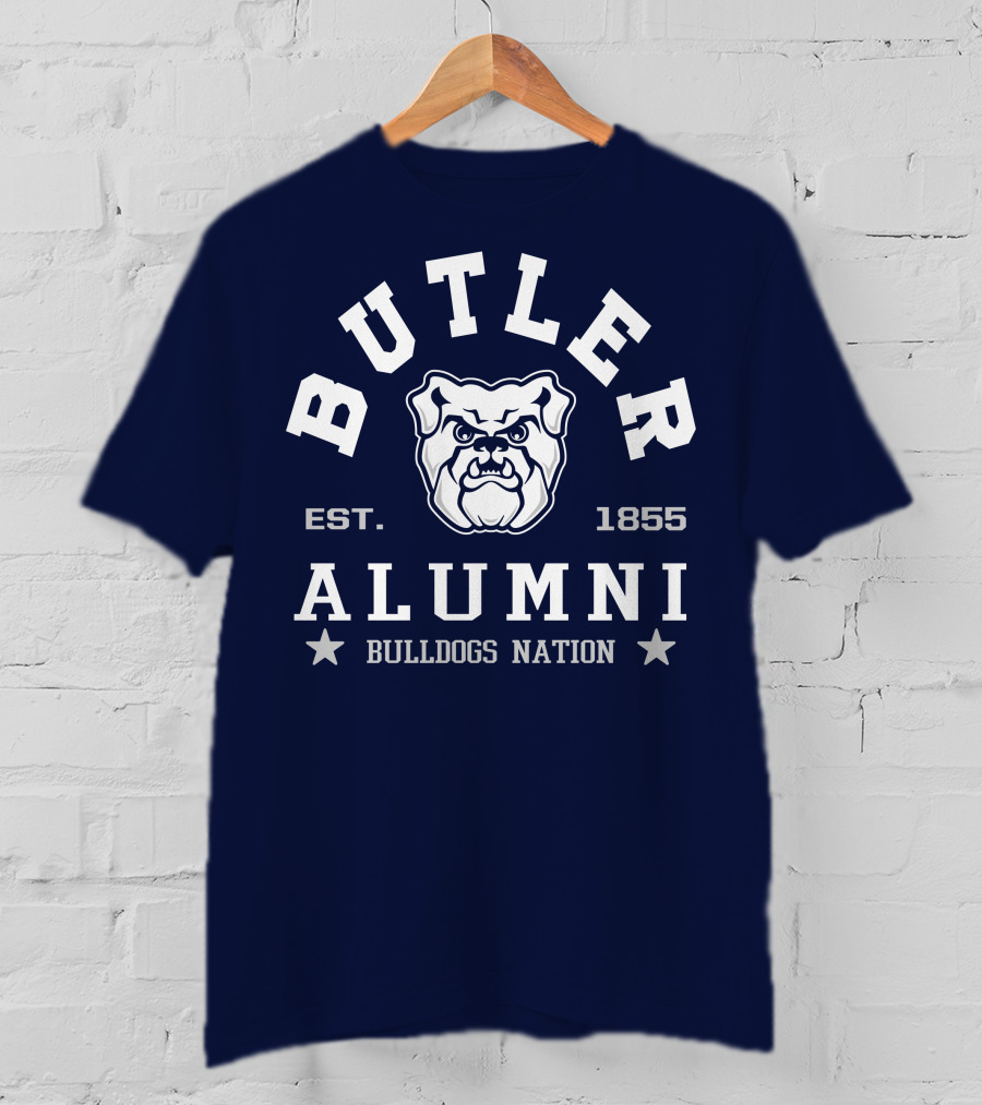 Butler Alumni Bulldogs Nation Est. 1855 T-Shirt