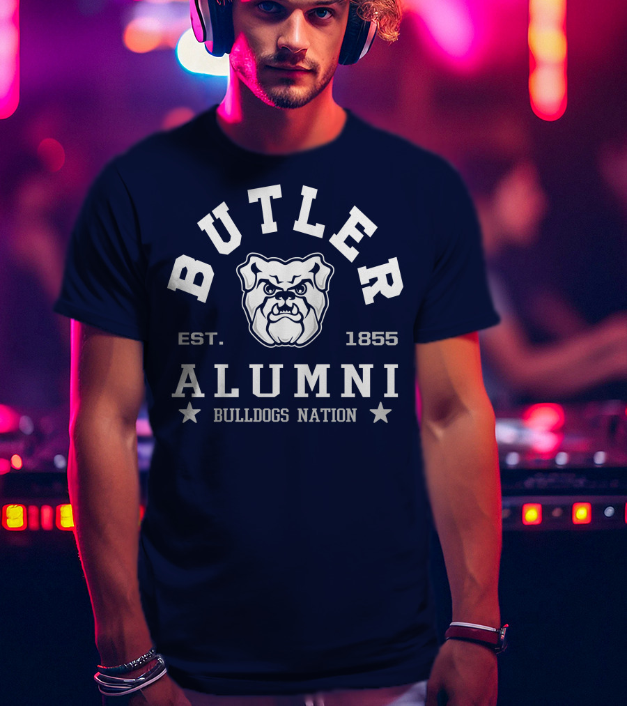 Butler Alumni Bulldogs Nation Est. 1855 T-Shirt