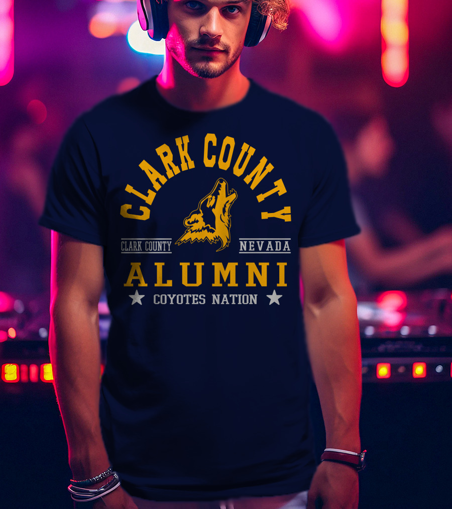 Clark County Nevada Alumni Coyotes Nation T-Shirt