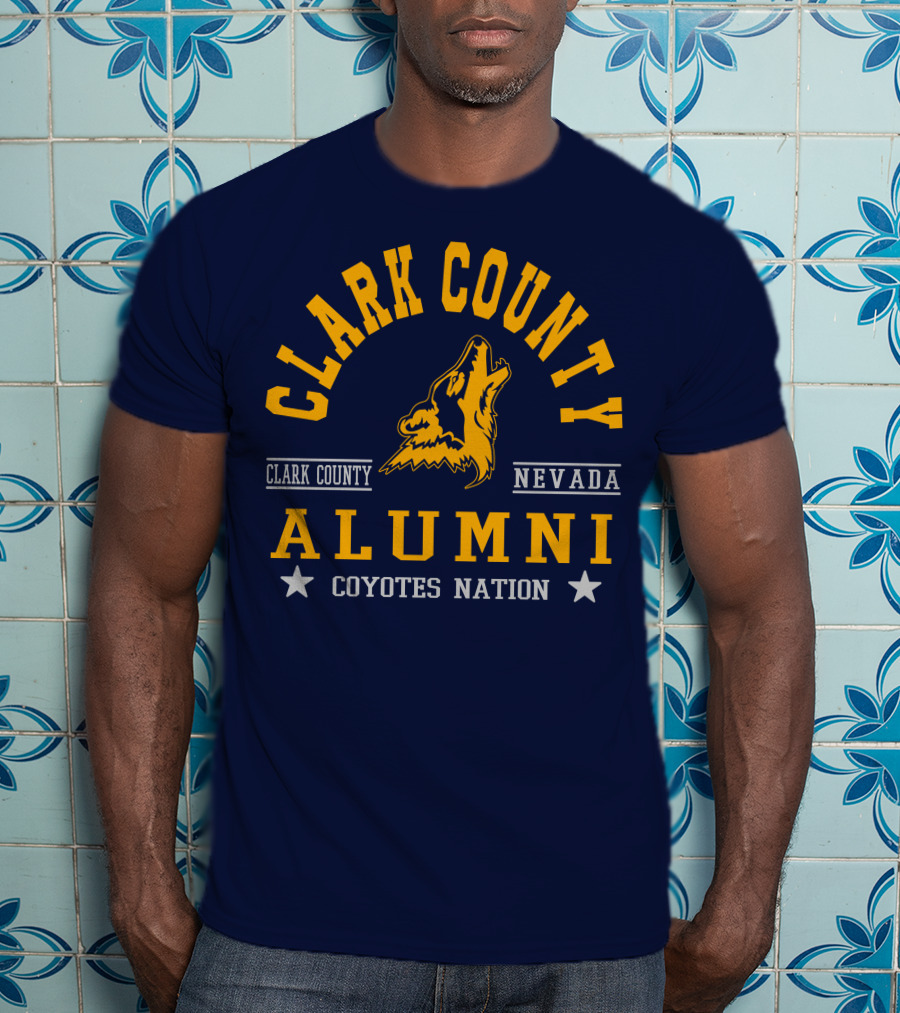 Clark County Nevada Alumni Coyotes Nation T-Shirt
