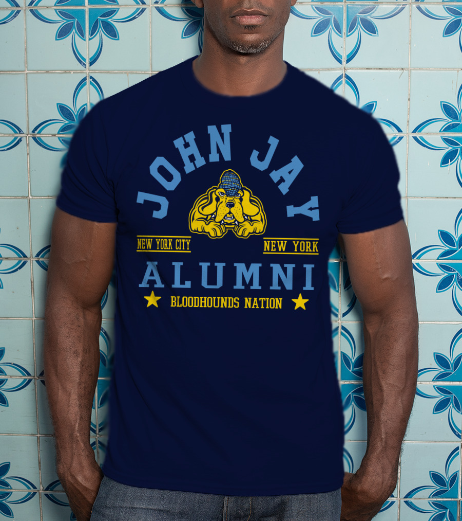 John Jay College Alumni Bloodhounds Nation New York City New York T-Shirt